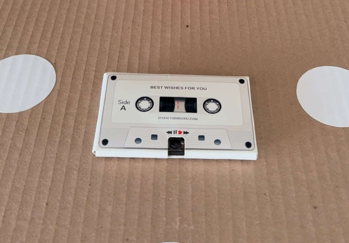 Cassete con audio