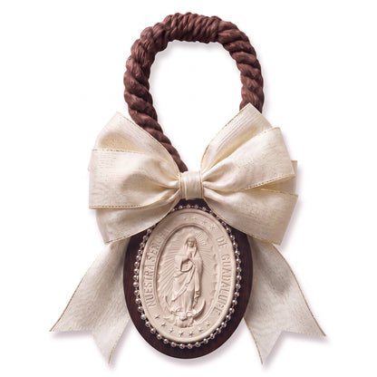 Docena de Bendiciones petit virgen de Guadalupe cinta marfil