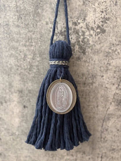 Bendicion modelo 1 Virgen Guadalupe Azul Marino