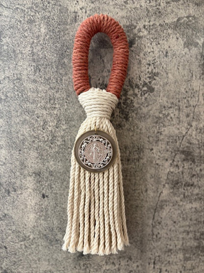 Bendicion modelo 2 San Benito  y asa Palo Rosa