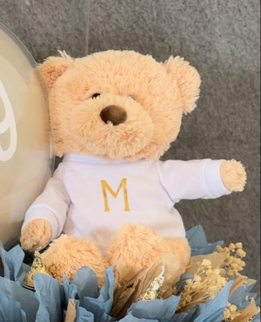 Osito peluche con iniciales