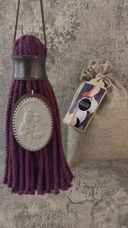Recuerdo de Lujo Bendición Virgen del Carmen aro metálico